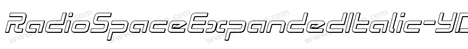 RadioSpaceExpandedItalic-YDza字体转换