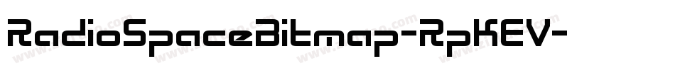 RadioSpaceBitmap-RpKEV字体转换 RadioSpaceBitmap-RpKEV字体转换