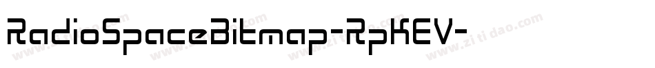 RadioSpaceBitmap-RpKEV字体转换 RadioSpaceBitmap-RpKEV字体转换