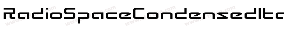 RadioSpaceCondensedItalic-BKW3字体转换