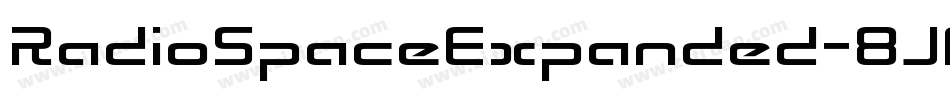 RadioSpaceExpanded-8JM2字体转换 RadioSpaceExpanded-8JM2字体转换