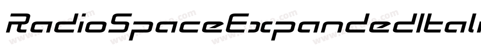 RadioSpaceExpandedItalic-YDza字体转换