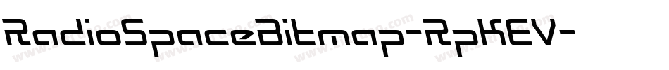 RadioSpaceBitmap-RpKEV字体转换 RadioSpaceBitmap-RpKEV字体转换