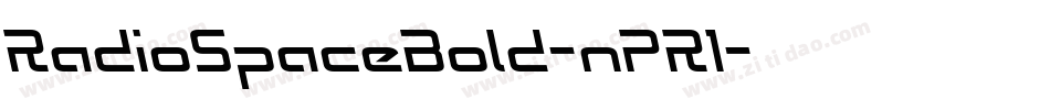 RadioSpaceBold-nPR1字体转换