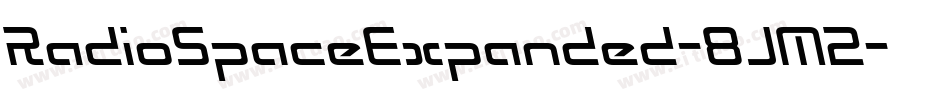 RadioSpaceExpanded-8JM2字体转换 RadioSpaceExpanded-8JM2字体转换