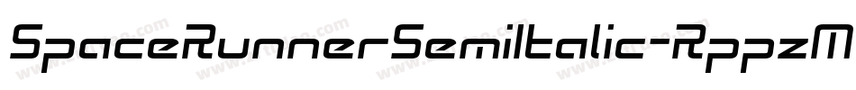 SpaceRunnerSemiItalic-RppzM字体转换
