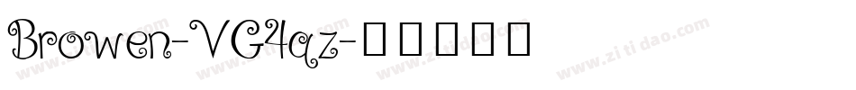Browen-VG4qz字体转换
