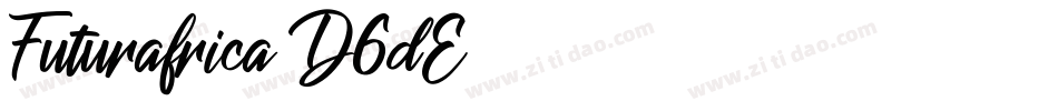 Futurafrica-D6dE字体转换