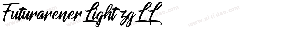 FuturarenerLight-zgLL字体转换
