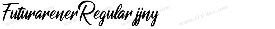 FuturarenerRegular-jjny字体转换