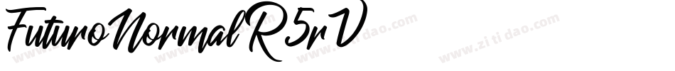 FuturoNormal-R5rV字体转换