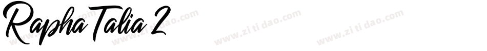 RaphaTalia-2字体转换