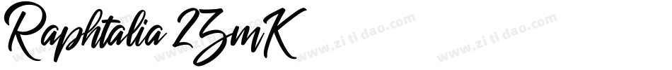 Raphtalia-2ZmK字体转换