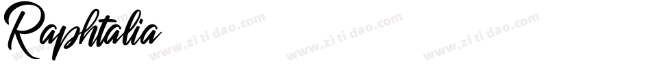Raphtalia字体转换
