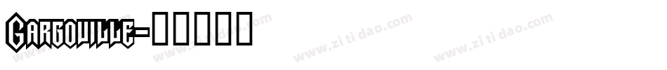 Gargouille字体转换