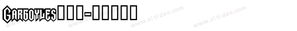 Gargoyles手机版字体转换