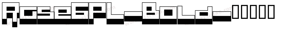 RaseGPL-Bold字体转换