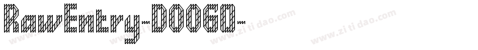 RawEntry-DOOG0字体转换