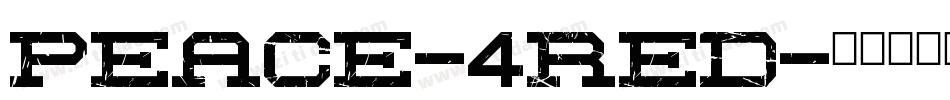 Peace-4ReD字体转换