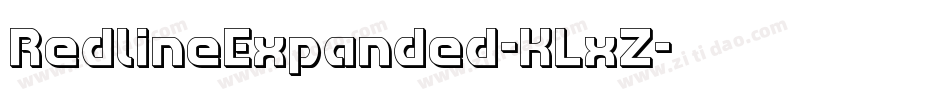 RedlineExpanded-KLxZ字体转换