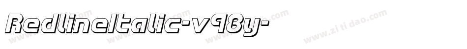RedlineItalic-v98y字体转换