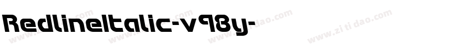 RedlineItalic-v98y字体转换