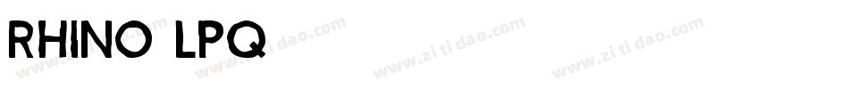 Rhino-lPq0字体转换