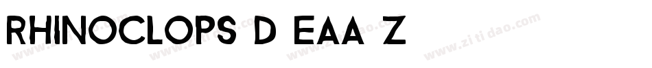 Rhinoclops3D-Eaa5z字体转换