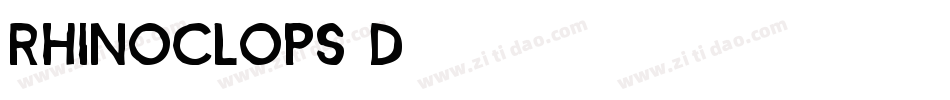 rhinoclops3d字体转换