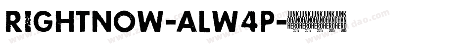 RightNow-ALw4p字体转换