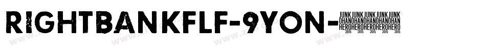 Rightbankflf-9Yon字体转换