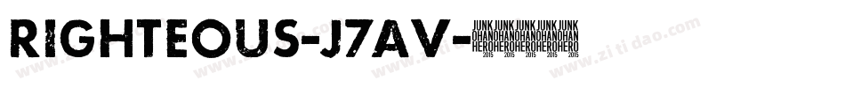 Righteous-j7av字体转换