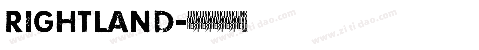 Rightland字体转换