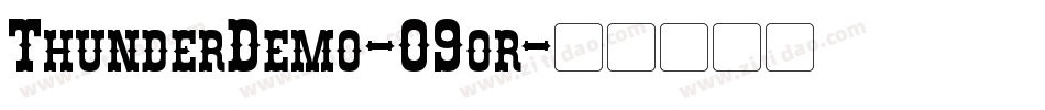 ThunderDemo-09or字体转换