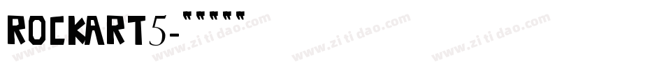 ROCKART5字体转换