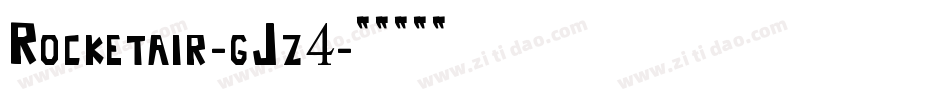 Rocketair-gJz4字体转换