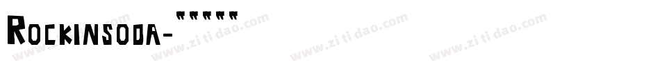 Rockinsoda字体转换