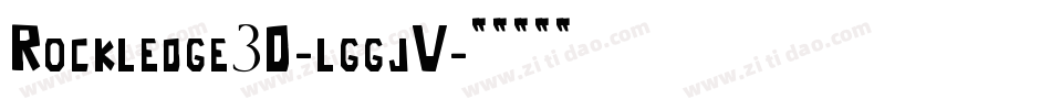 Rockledge3D-lggjV字体转换