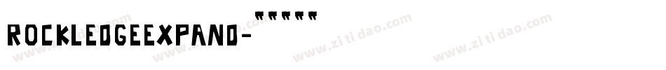 rockledgeexpand字体转换