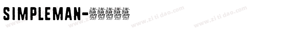 Simpleman字体转换