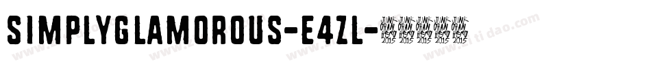 Simplyglamorous-e4zl字体转换