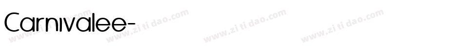 Carnivalee字体转换