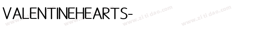 VALENTINEHEARTS字体转换