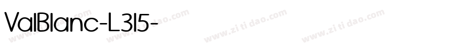 ValBlanc-L3l5字体转换
