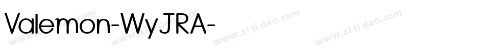 Valemon-WyJRA字体转换