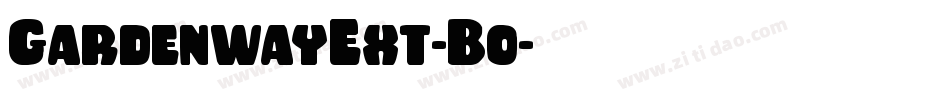 GardenwayExt-Bo字体转换