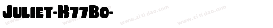 Juliet-K77Bo字体转换