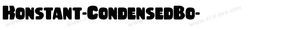 Konstant-CondensedBo字体转换