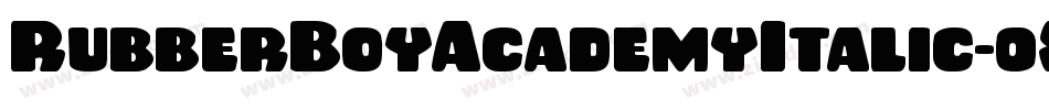 RubberBoyAcademyItalic-0XgR字体转换