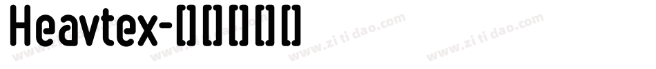 Heavtex字体转换